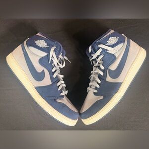 Nike Air Jordan 1 AJKO High OG Georgetown Navy Grey 638471-006 Men's Size 15